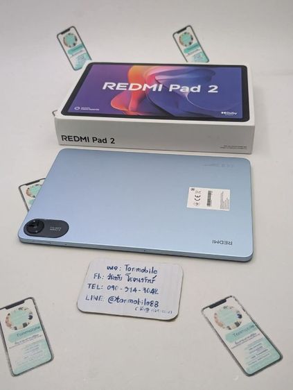 ขาย เทิร์น Redmi Pad 2 Wifi Ram 8 Rom 256 ศูนย์ไทย สภาพใหม่เอี่ยม มีตัวเครื่อง และกล่อง ไม่มีอุปกรณ์อื่น ประกันยาว เพียง 4,390 บาท ครับ รูปที่ 2