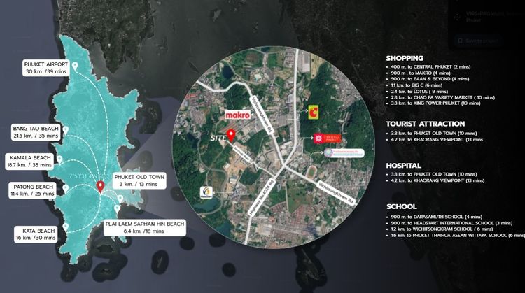 ขายที่ดินแปลงใหญ่ ใกล้ Central Phuket (เจ้าของขายเอง) รูปที่ 3