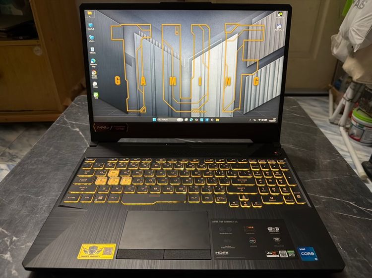 ขาย Note Book ASUS TUF F15 FX506HE-HN003T I5-11400H Ram 8gb RTX 3050TI 4 GB GDDR6 512gb SSD M.2 สภาพสวยๆ เลยครับผม