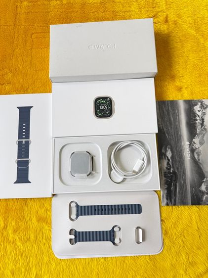 เงิน ไทเทเนียม Apple Watch Ultea3-ใหม่มาก