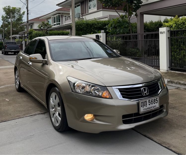 Honda Accord 2009 2.0 E Sedan เบนซิน LPG เกียร์อัตโนมัติ บรอนซ์ทอง