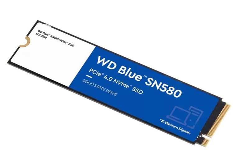 ที่เก็บข้อมูลและเมมโมรี่การ์ด M.2 - WD BLUE SN580 - PCIe 4x4 NVMe    M.2 PCIe