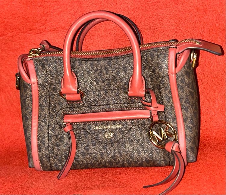 หญิง น้ำตาล หนังแท้ Michael Kors กระเป๋าถ่าย