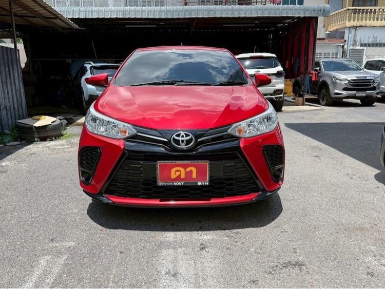 Toyota Yaris 2022 1.2 Entry Sedan เบนซิน ไม่ติดแก๊ส เกียร์อัตโนมัติ แดง รูปที่ 3