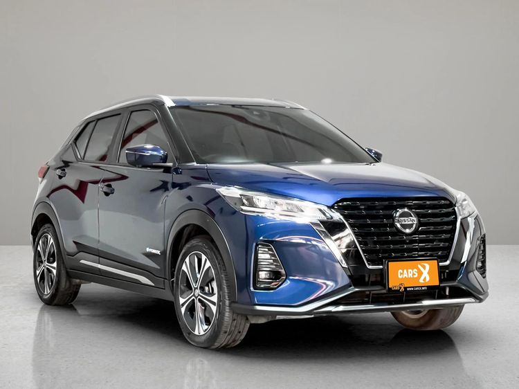 Nissan Kicks 2024 1.2 VL Sedan ไฮบริด ไม่ติดแก๊ส เกียร์อัตโนมัติ น้ำเงิน รูปที่ 3