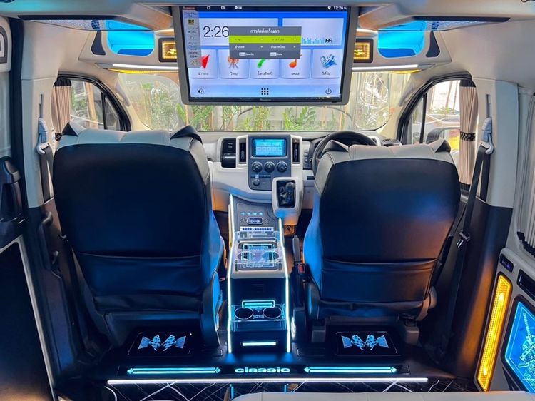 Toyota Commuter 2019 2.8 Van ดีเซล ไม่ติดแก๊ส เกียร์ธรรมดา ขาว รูปที่ 4