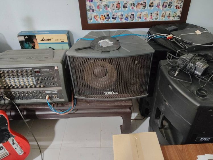 ขาย พาวเว่อร์มิกซ์ MEKSE M814 พร้อม ลำโพง Somo Bass 12 "