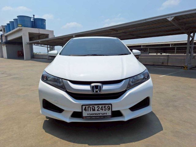 Honda City 2014 1.5 S Sedan เบนซิน ไม่ติดแก๊ส เกียร์ธรรมดา ขาว รูปที่ 3