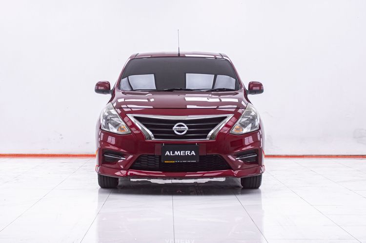 Nissan Almera 2018 1.2 E Sportech Sedan เบนซิน ไม่ติดแก๊ส เกียร์อัตโนมัติ แดง รูปที่ 4