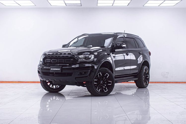 Ford Everest 2019 2.0 Trend Utility-car ดีเซล ไม่ติดแก๊ส เกียร์อัตโนมัติ ดำ