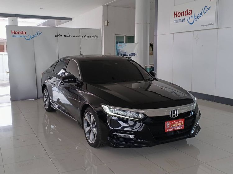 Honda Accord 2019 2.0 Hybrid Tech Sedan เบนซิน ไม่ติดแก๊ส เกียร์อัตโนมัติ ดำ รูปที่ 3