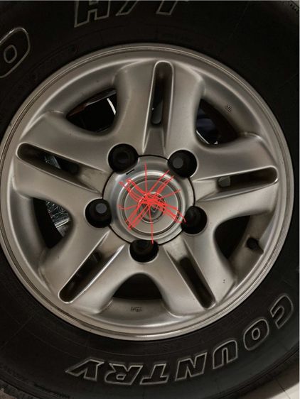 แม็กขอบ16 นิ้ว Land Cruiser vx100 lx470 cygnus