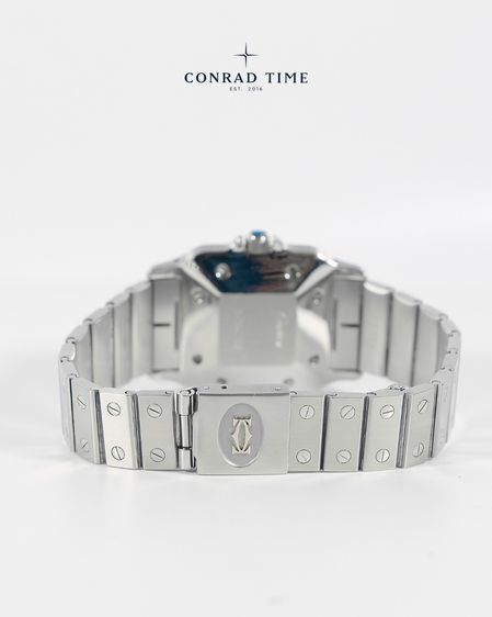 Cartier Santos 2960 Silver Dial Stainless steel 1996 29 mm. Fullset 99 รูปที่ 9