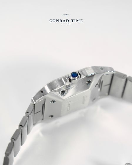 Cartier Santos 2960 Silver Dial Stainless steel 1996 29 mm. Fullset 99 รูปที่ 14