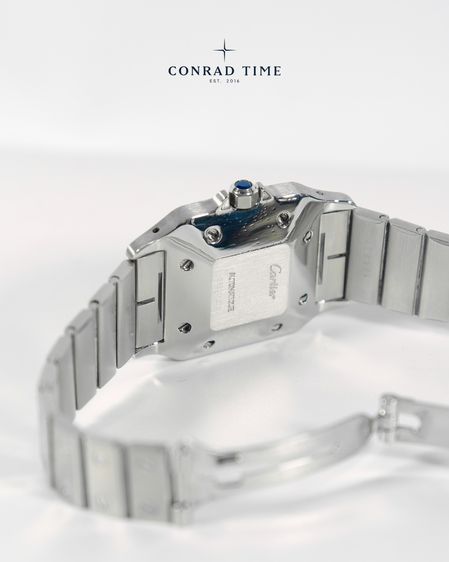 Cartier Santos 2960 Silver Dial Stainless steel 1996 29 mm. Fullset 99 รูปที่ 13