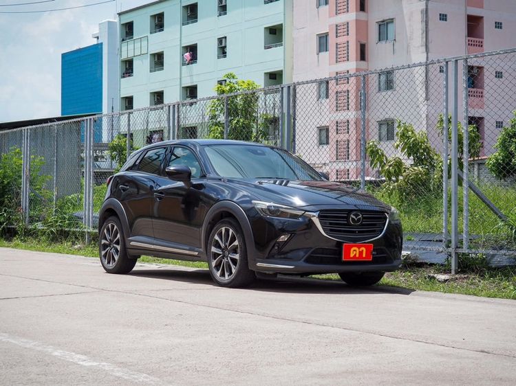 Mazda CX-3 2018 1.5 XDL Sedan ดีเซล ไม่ติดแก๊ส เกียร์อัตโนมัติ ดำ รูปที่ 2