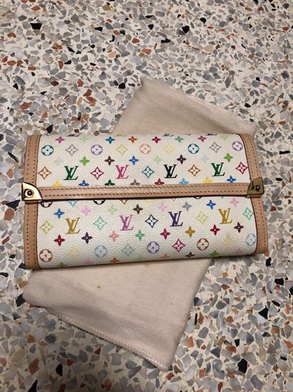 lv multicolor wallet