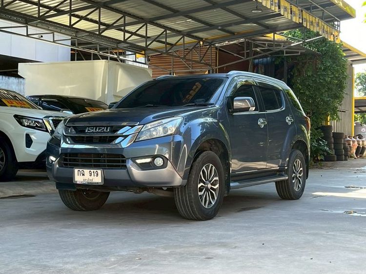 Isuzu MU-X 2016 1.9 Utility-car ดีเซล ไม่ติดแก๊ส เกียร์อัตโนมัติ เทา