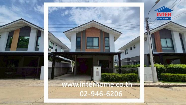 บ้านเเฝด 2 ชั้น 36.7 ตร.ว. หมู่บ้านเพอร์เฟคเพลส แจ้งวัฒนะ2 ถนนหอการค้าไทย ถนนทางหลวงชนบท นนทบุรี2051 ปากเกร็ด นนทบุรี