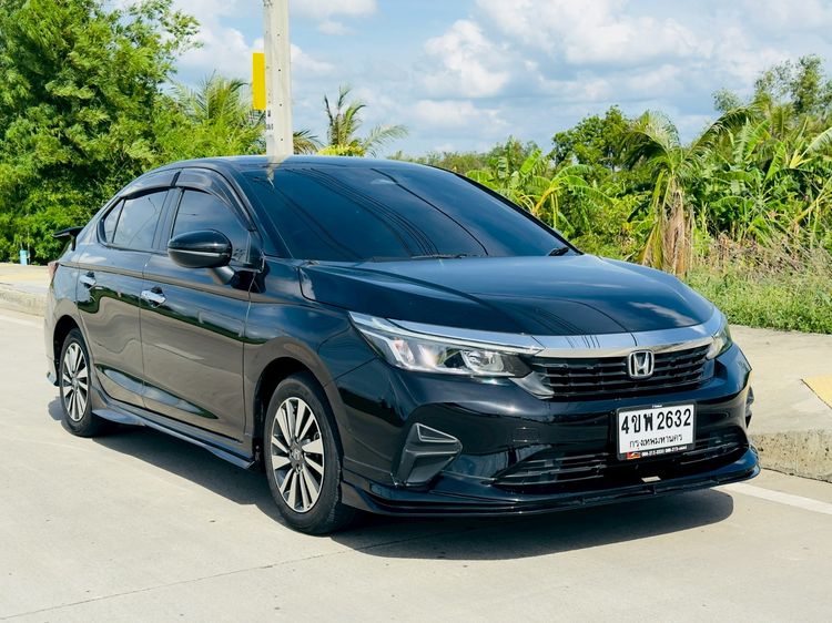 Honda City 2023 1.0 SV Sedan เบนซิน ไม่ติดแก๊ส เกียร์อัตโนมัติ ดำ รูปที่ 3