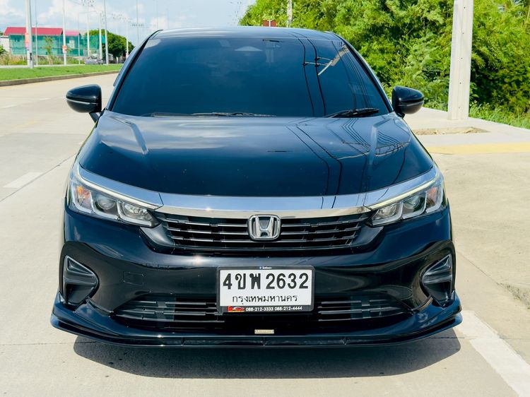 Honda City 2023 1.0 SV Sedan เบนซิน ไม่ติดแก๊ส เกียร์อัตโนมัติ ดำ รูปที่ 2