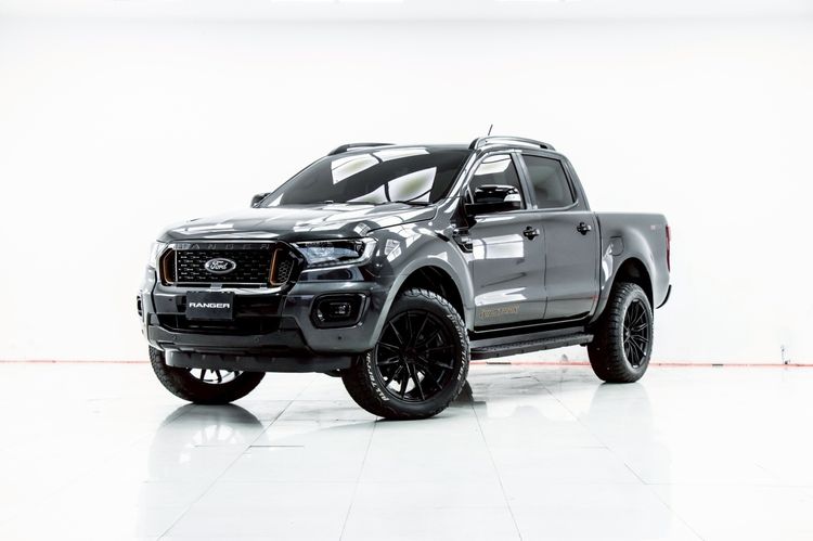 รถ Ford Ranger 2.0 Turbo Hi-Rider Wildtrak สี เทา