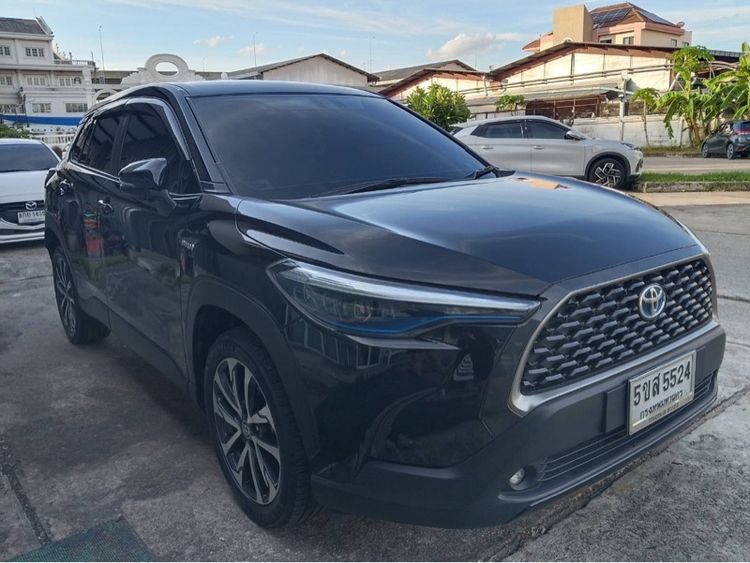 รถ Toyota Corolla Cross 1.8 Hybrid Premium สี ดำ