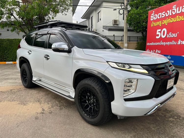 Mitsubishi Pajero Sport 2021 2.4 GT Premium Elite Edition 4WD Utility-car ดีเซล ไม่ติดแก๊ส เกียร์อัตโนมัติ ขาว