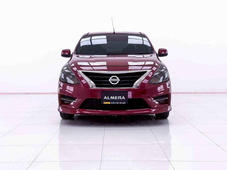 Nissan Almera 2018 1.2 E Sportech Sedan เบนซิน ไม่ติดแก๊ส เกียร์อัตโนมัติ แดง รูปที่ 3