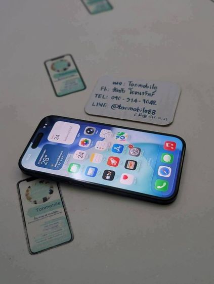 ขาย เทิร์น iPhone 16 128 LL A สภาพสวย ขายตามสภาพ มีตัวเครื่องอย่างเดียว ไม่มีอุปกรณ์อื่น สุขภาพแบต 100 เพียง 9,590 บาท ครับ 