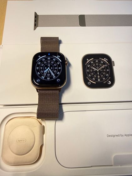 ทอง ไทเทเนียม Apple Watch Series 11 Cellular GPS 46mm Titanium