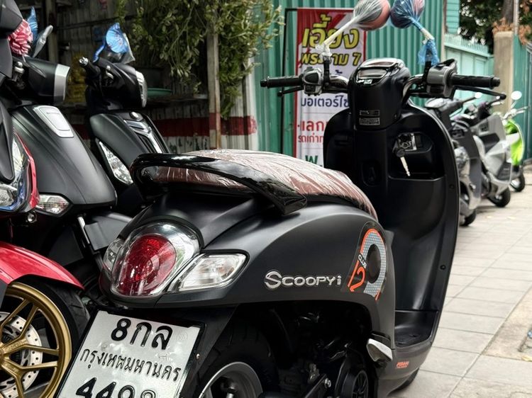 Scoopy i สีดำปี61รถบ้านมือเดียว รูปที่ 12