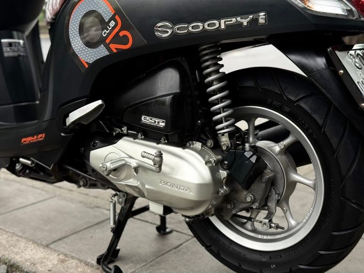 Scoopy i สีดำปี61รถบ้านมือเดียว รูปที่ 6