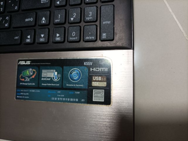 Asus Intel Core i7 Ram 8 Hd 500 การ์ดจอ 2 G. แบ็ตเก็บไฟครับ รูปที่ 4