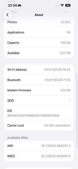 ไอโฟน 14 promax 128GB สีทอง รูปที่ 14