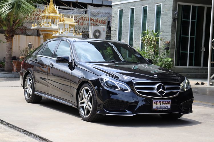 Mercedes-Benz E-Class 2015 E300 2.2 BlueTEC Hybrid AMG Dynamic Sedan Hybrid (Diesel) เกียร์อัตโนมัติ ดำ รูปที่ 3