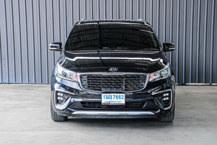 Kia Grand Carnival 2019 2.2 EX Utility-car ดีเซล ไม่ติดแก๊ส เกียร์อัตโนมัติ ดำ รูปที่ 2