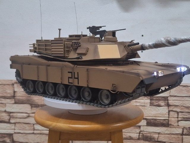 รถถังบังคับวิทยุ   รุ่น M1A2  ABRAMS รุ่นท็อปสุด 1:16