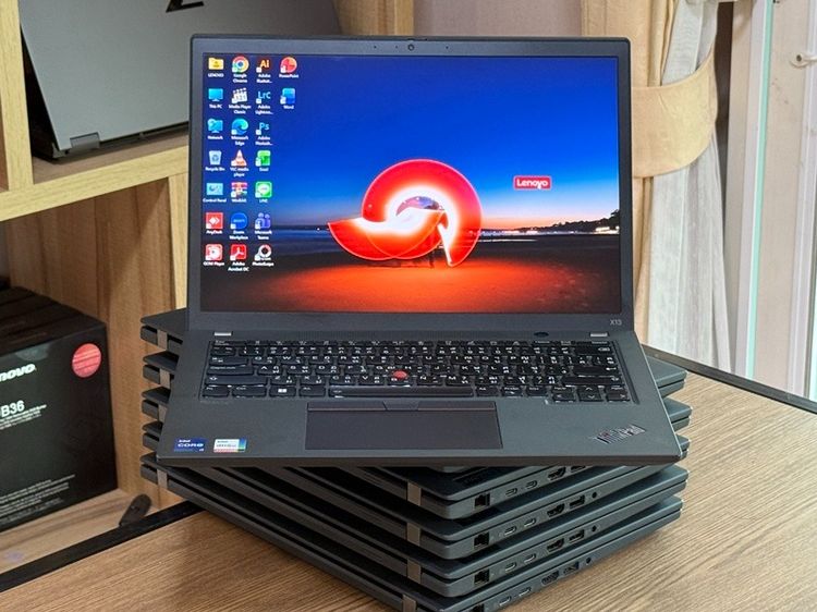 วินโดว์ 16 กิกะไบต์ อื่นๆ ใช่ Lenovo Thinkpad X13 G2 i7-1165G7 SSD512GB RAM16GB Win 11 Pro เครื่องมือสองสำหรับงานลุย งานสำนักงาน