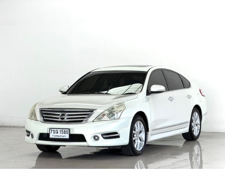 Nissan Teana 2012 Sedan เบนซิน ไม่ติดแก๊ส เกียร์อัตโนมัติ ขาว
