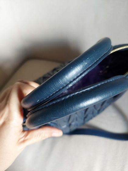 กระเป๋าถือ Miu Miu สีน้ำเงิน รูปที่ 9