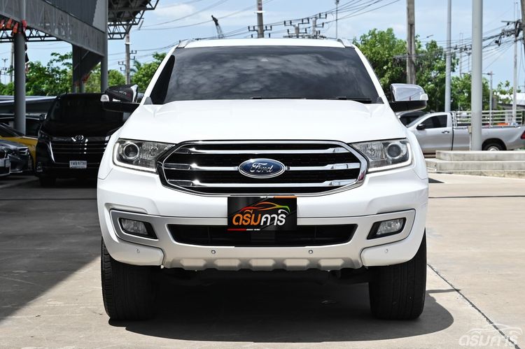 Ford Everest 2019 2.0 Titanium Plus Utility-car ดีเซล ไม่ติดแก๊ส เกียร์อัตโนมัติ ขาว รูปที่ 2