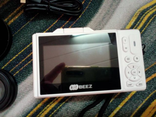 กล้องถ่านรูปดิจิตอล kitbeez kp2 หน้าจอพับได้ 75mp รูปที่ 2