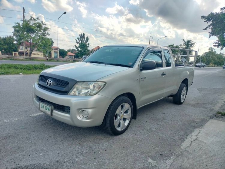 Toyota Hilux Vigo 2010 2.5 J Pickup ดีเซล ไม่ติดแก๊ส เกียร์ธรรมดา เทา