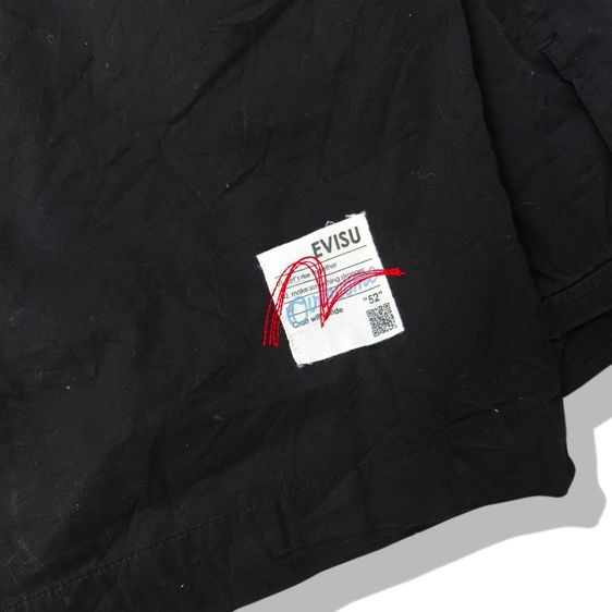 Evisu Black Varsity Jacket รอบอก 51” รูปที่ 4