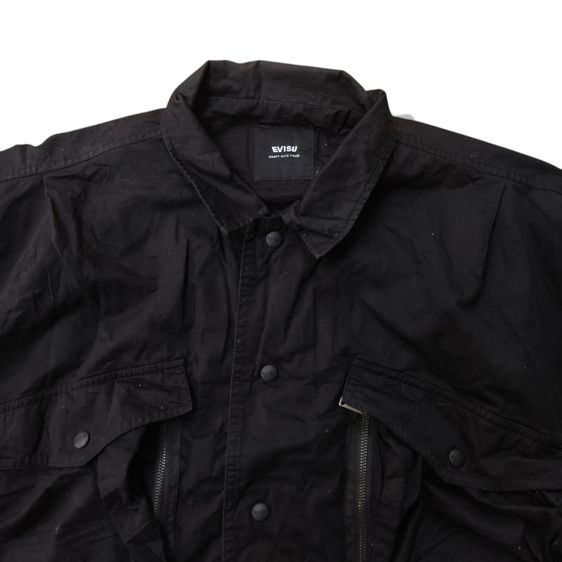 Evisu Black Varsity Jacket รอบอก 51” รูปที่ 8