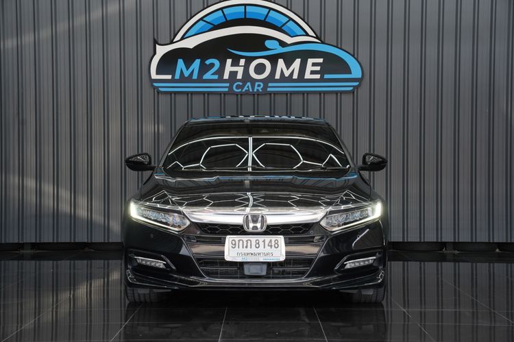Honda Accord 2019 2.0 Hybrid Tech Sedan ไฮบริด เกียร์อัตโนมัติ ดำ รูปที่ 2