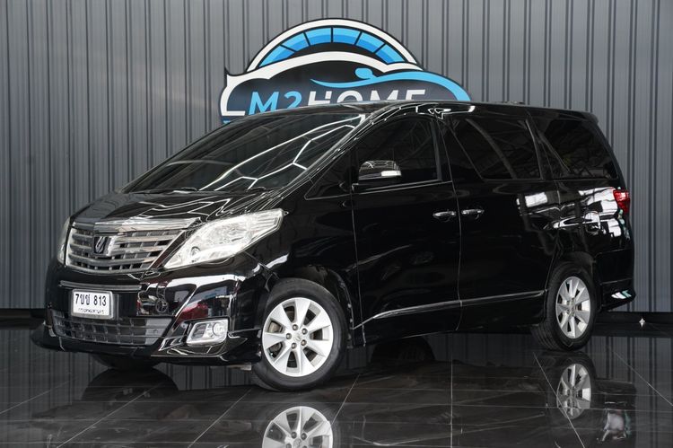 รถ Toyota Alphard 3.5 V สี ดำ