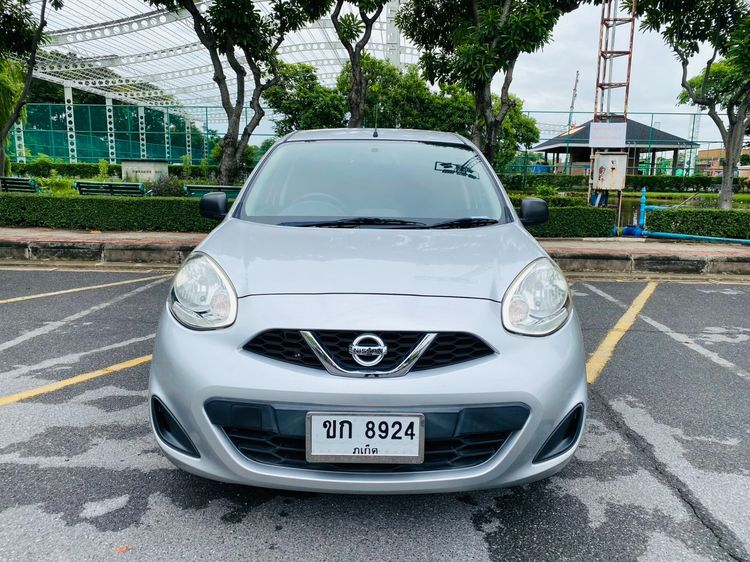 Nissan March 2018 1.2 S Sedan เบนซิน ไม่ติดแก๊ส เกียร์ธรรมดา บรอนซ์เงิน