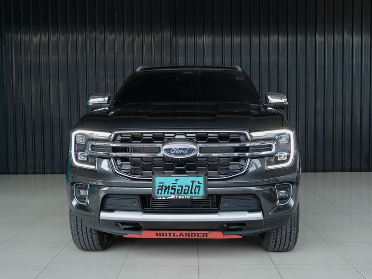 Ford Everest 2023 2.0 Bi-Turbo Titanium+ 4WD Utility-car ดีเซล ไม่ติดแก๊ส เกียร์อัตโนมัติ เทา